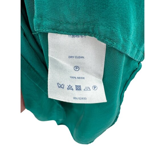 Lands End Blouse Top Womens Sz 4‎ Quiet Luxury Old Money Capsule Career Corpcore - Picture 4 of 8